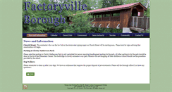 Desktop Screenshot of factoryville.org