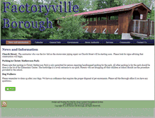 Tablet Screenshot of factoryville.org